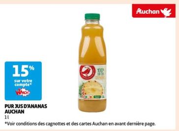 Auchan - Purjus D'ananas