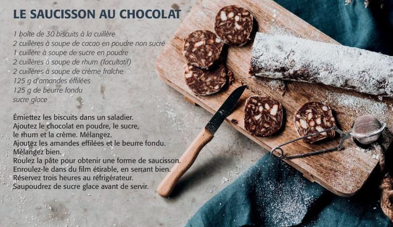 Le Saucisson Au Chocolat