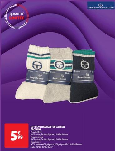 Sergio Tacchini - Lot De 9 Chaussettes Garcon