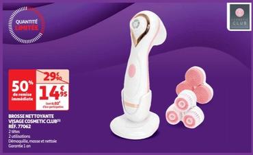 Découvrez la Brosse Nettoyante Visage Cosmetic Club - Réf.77062 en promo !