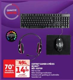 coffret gamer 4 pieces be mix