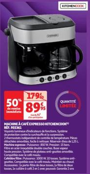 kitchencook - machine à café expresso