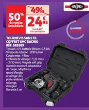 Racing - Tournevis Sans Fil Coffret Bmc