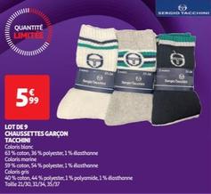 Sergio Tacchini - Lot De 9 Chaussettes Garçon