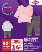 Lee Cooper - Ensemble 3 Pièces Bebe