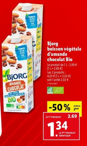 Boisson Végétale D'amande Chocolat