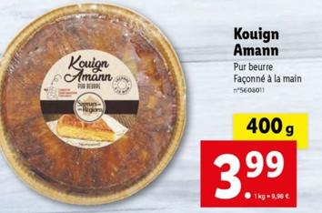 Saveurs Regions - Kouign Amann