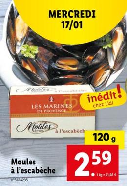 Moules À L'escabèche