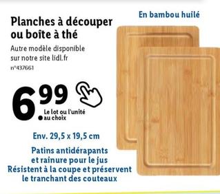 Planches À Découper Ou Boîte À Thé