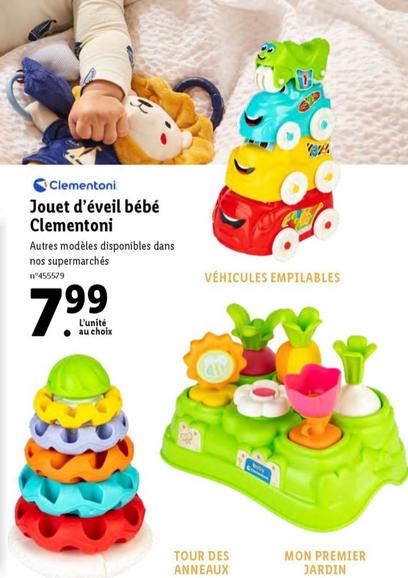clementoni - jouet d'éveil bébé
