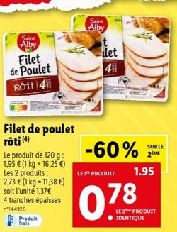 Saint Alby - Filet De Poulet Rôti