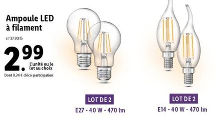 Ampoule Led À Filament