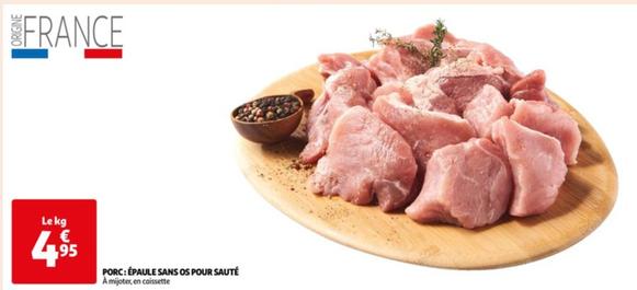 Porc: Épaule Sans Os Pour Sauté