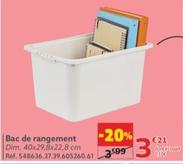 Bac De Rangement