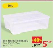 Box Dessous De Lit 28 L