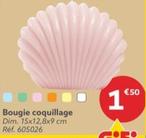 Bougie Coquillage