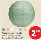 suspension boule