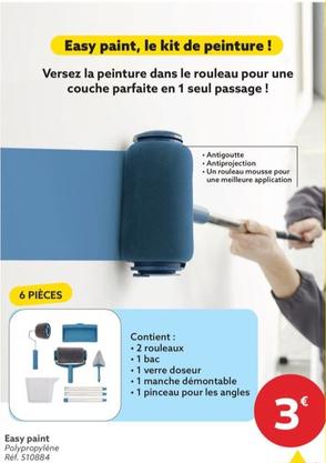 Rouleau de peinture 1 passage : application parfaite en un coup