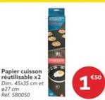 Papier Cuisson Réutilisable X2