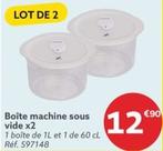 Boîte Machine Sous Vide X2