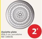 Assiette Plate