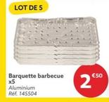 Barquette Barbecue X5