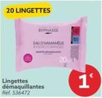 byphasse - lingettes demaquillantes