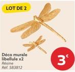 Déco Murale Libellule X2