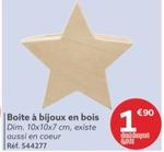 Boite À Bijoux En Bois