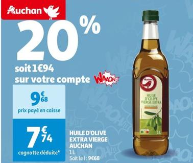 AUCHAN : Huile pour friture - chronodrive