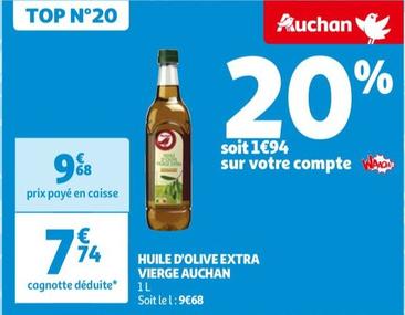 Auchan - Huile D'olive Extra Vierge