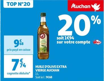 auchan - huile d'olive extra vierge