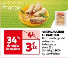 Auchan - 4 Nems Le Traiteur