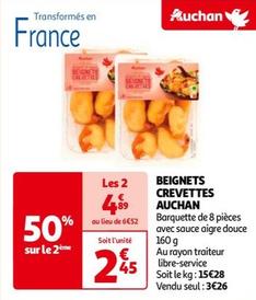 Auchan - Beignets Crevettes