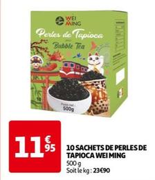 Wei Ming - 10 Sachets De Perles De Tapioca