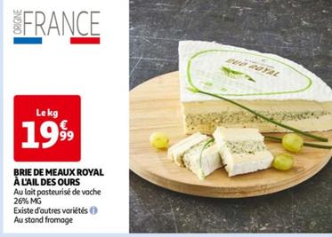 Brie De Meaux Royal À L'ail Des Ours