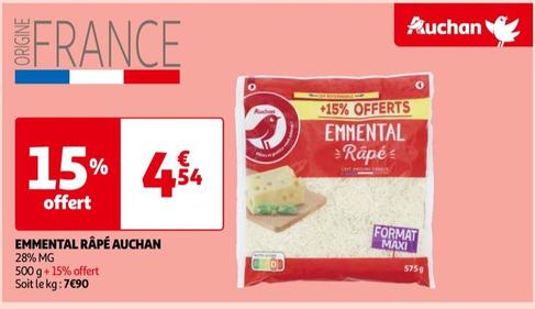 Auchan - Emmental Râpé