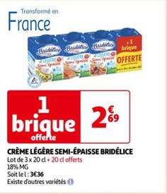 Crème Légère Semi-épaisse