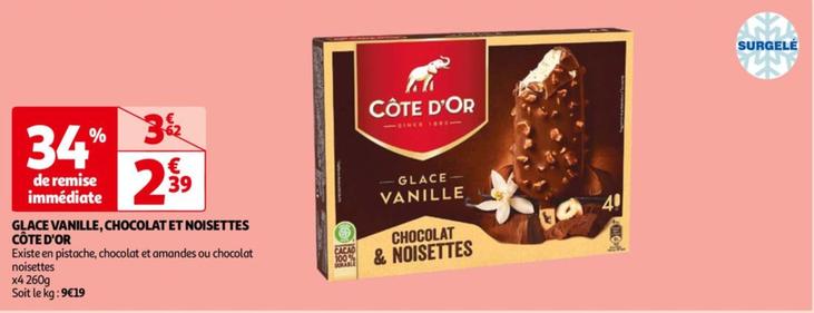Glace Vanille, Chocolat Et Noisettes
