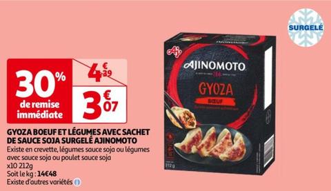 Ajinomoto - Gyoza Boeuf Et Légumes Avec Sachet De Sauce Soja Surgelé