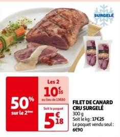 Filet De Canard Cru Surgelé