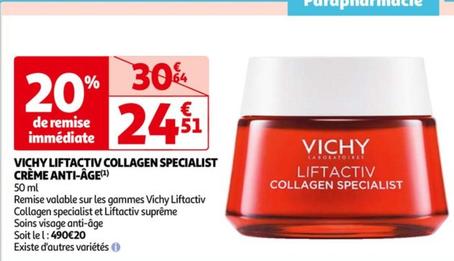 vichy - liftactiv collagen specialist crème anti-âge