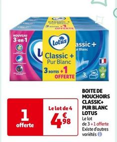  Boite De Mouchoirs Classic + Pur Blanc