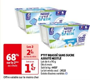 P'tit Brassé Sans Sucre Ajouté