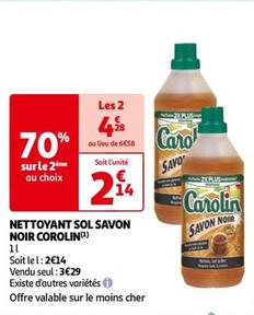 Nettoyant Sol Savon Noir