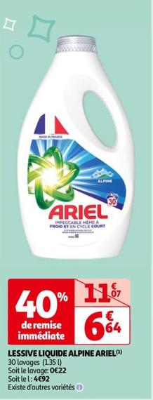 Ariel - Lessive Liquide Alpine