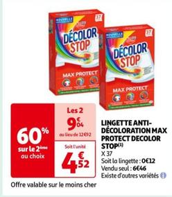 Decolor Stop - Lingette Anti- Décoloration Max Protect