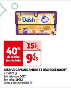 Dash - Lessive Capsule Ambre Et Orchidée