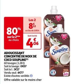 Soupline - Adoucissant Concentre De Noix De Coco