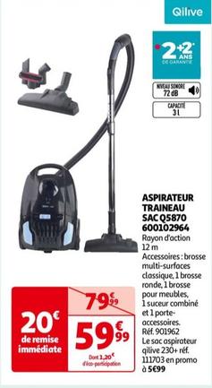 Qilive - Aspirateur Traineau Sac Q5870 600102964